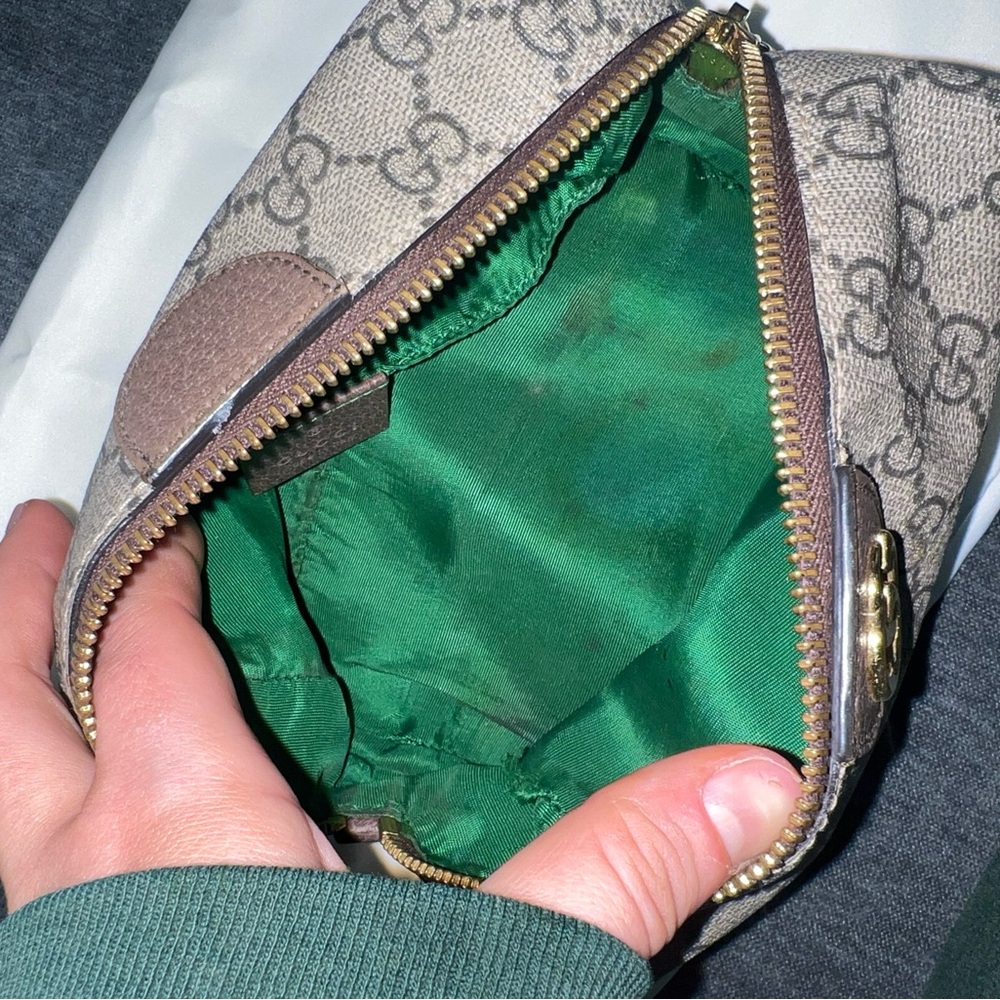 SOLD ‼️ Gucci Ophidia GG Coated Canvas Cosmetic Pouch - Picture 10 of 14